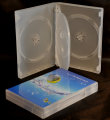 Quadruple DVD Case Semi Clear (27mm)